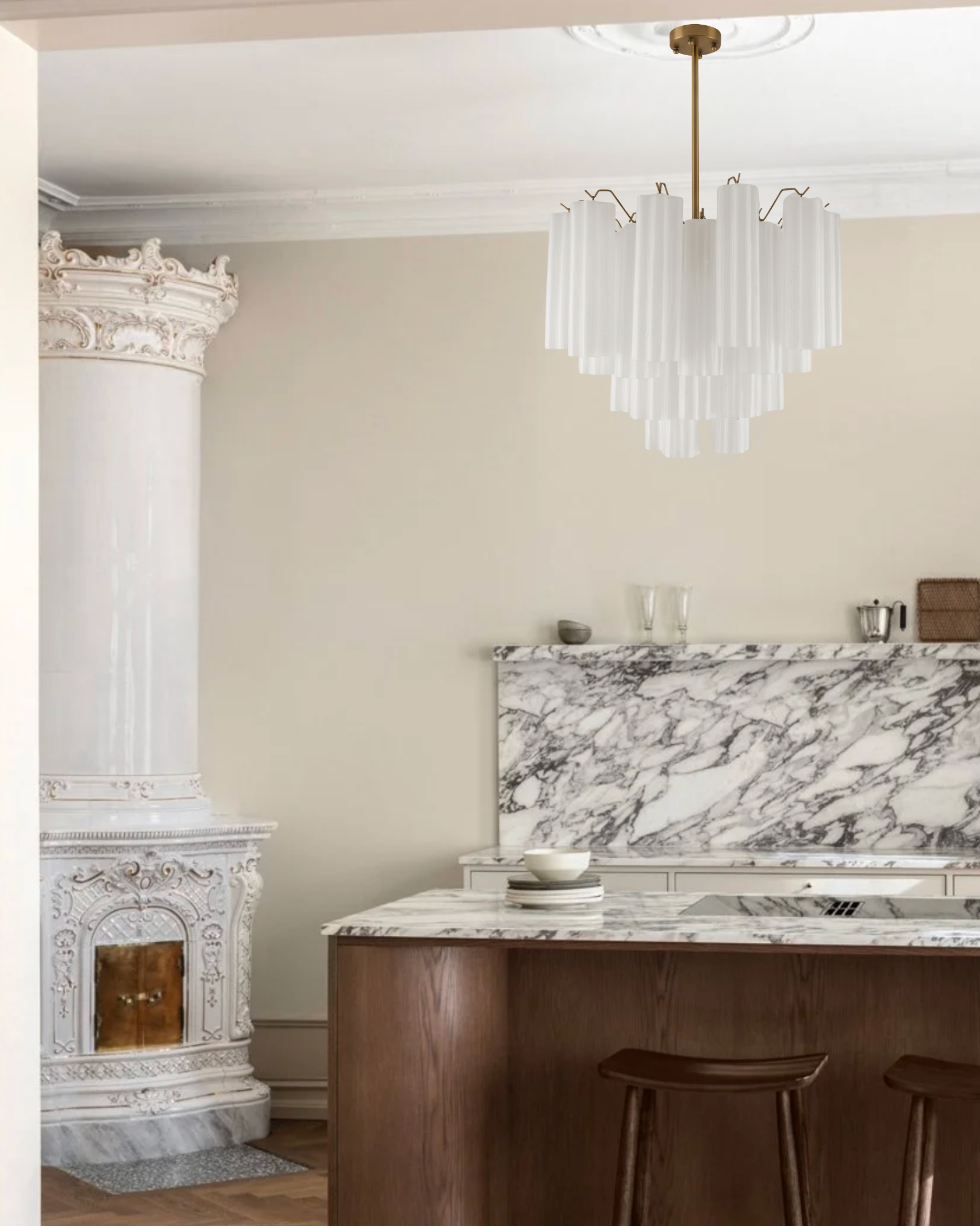 Ljusdroppe | Glass Chandelier